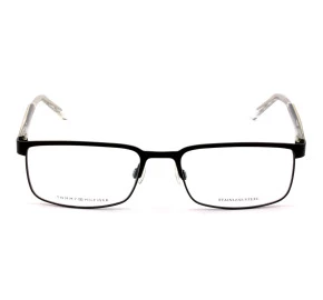 Tommy Hilfiger TH1235 Preto Fosco FSW 55mm - Óculos de Grau