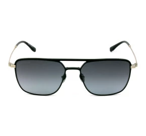 Lacoste L242SE Preto Fosco/Cinza Degradê 001 57mm - Óculos de Sol