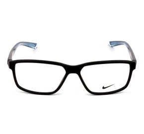 Nike Live Free 7092 - Preto Fosco/ Azul 014 57mm - Óculos de Grau