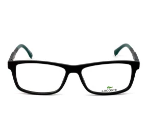 Lacoste L2876 Preto Fosco 001 55mm - Óculos de Grau