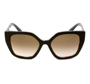 Prada SPR24X - Marrom/Marrom Degradê ROL-0A6 52mm - Óculos de Sol