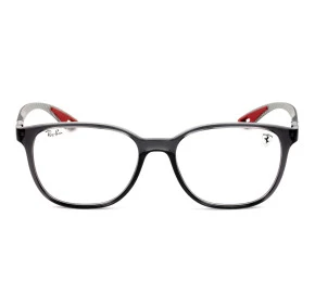 Ray Ban Ferrari RB8907-M Cinza Translúcido F649 53mm - Óculos de Grau