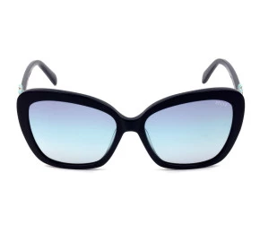 Emilio Pucci EP 165 - Azul Marinho Brilho/Azul Degradê 90W 58mm - Óculos de Sol
