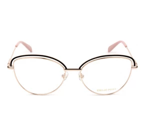 Emilio Pucci EP 5170 Dourado/Preto/Rosa 005 55mm - Óculos de Grau