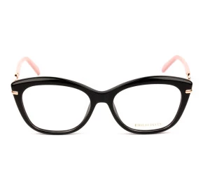 Emilio Pucci EP 5163 Preto/Rosa 001 55mm - Óculos de Grau