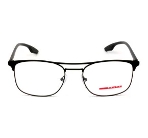 Prada Linea Rossa VPS50N Preto Fosco 489-1O1 54mm - Óculos de Grau 