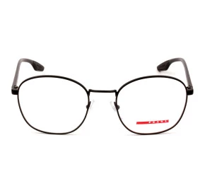 Prada Linea Rossa VPS51N Preto Fosco 1BO-1O1 53mm - Óculos de Grau