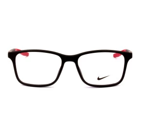 Nike Live Free 7117 Preto Fosco/Vermelho 006 54mm - Óculos de Grau