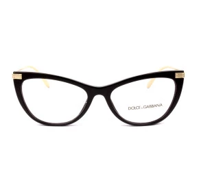 Dolce & Gabbana DG3329 Turtle 502 55mm - Óculos de Grau