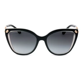 Bvlgari 8212-B Preto/Cinza Degradê 5471/8G 55mm - Óculos de Sol