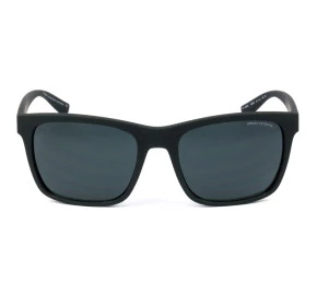 Armani Exchange AX4063SL Preto Fosco/Cinza 818287 57mm - Óculos de Sol 