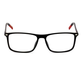 Tommy Hilfiger TJ0018/CS Preto Fosco/Cinza 003 55mm - Óculos de Grau/Clip-on