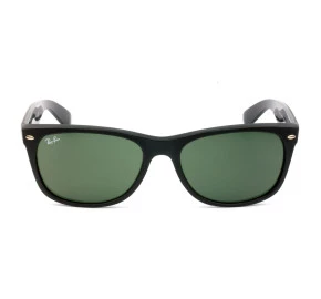 Ray Ban New Wayfarer RB2132 - Preto/Brilho/G15 6462/31 58mm - Óculos de Sol