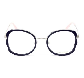 Emilio Pucci EP5181 Azul Marinho 092 52mm - Óculos de Grau