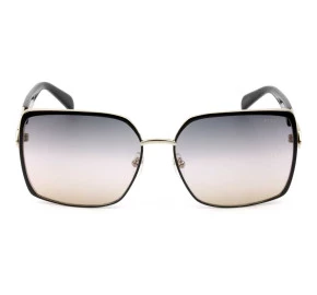 Emilio Pucci EP 169 Preto /Dourado /Marrom Degradê 05B 60mm - Óculos de Sol