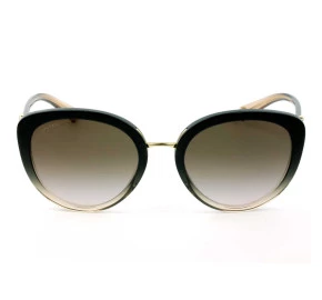 Bvlgari 8226-B Preto Marrom Degradê 5450/3B 54mm - Óculos de Sol