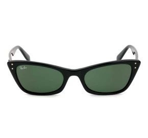 Ray Ban Lady Burbank RB2299 Preto Brilho/G15 901/31 52mm - Óculos de Sol