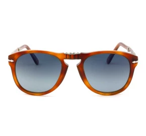 Persol Steve McQueen 714-S-M Turtle/Azul Degradê Polarizado 96/53 54mm - Óculos de Sol