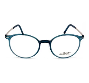 Silhouette SPX2923 Azul Translucido/Prata 75 5100 51mm - Óculos de Grau