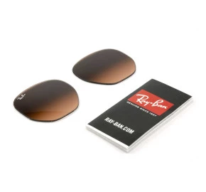 Lentes Ray Ban Hexagonal RB3548 9069A5 Rosê Degradê Tamanho 54 Grande