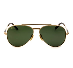 Ray Ban Aviator Titanium RB8225 Dourado/G15 313852 62mm - Óculos de Sol