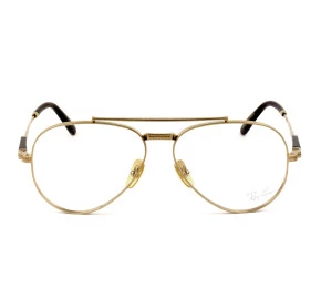 Ray Ban Aviador Titanium RB8225V Dourado 1220 58mm - Óculos de Grau 