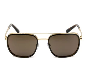 Bvlgari 5053 Dourado Fosco/Marrom 2022/53 56mm - Óculos de Sol