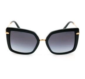 Tiffany & Co. TF4185 Preto Brilho/Cinza Degradê 8001/3C 54mm - Óculos de Sol