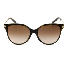 Tiffany & Co. TF4193-B Turtle Brilho/Marrom Degradê 8134/3B 55mm - Óculos de Sol