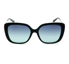 Tiffany & Co. TF4177 Preto Brilho/ Azul Degrade 8055/9S 55mm - Óculos de Sol