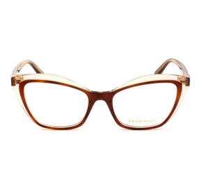 Emilio Pucci EP5197 Marrom Translucido 056 52mm - Óculos de Grau