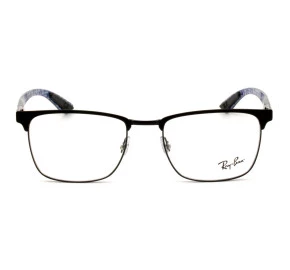 Óculos de Grau Ray Ban RB8421 Preto/Azul Fibra de Carbono 2904 54mm 