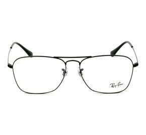 Óculos de Grau Ray Ban Caravan RB6536 II Preto Brilho 2509 52mm 