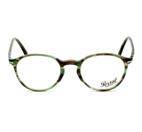 Óculos Persol 3218-V Verde Listrado 1156 51mm