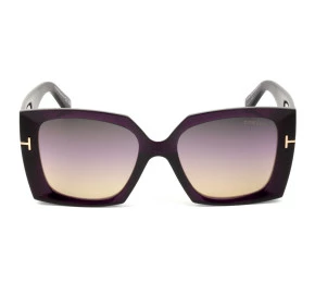 Óculos Tom Ford Jacquetta TF921 Roxo Translucido/Marrom Degradê 81B 54mm 
