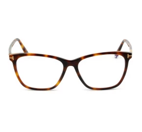 Óculos Tom Ford Feminino TF5762-B Havana Brilho 053 55mm 