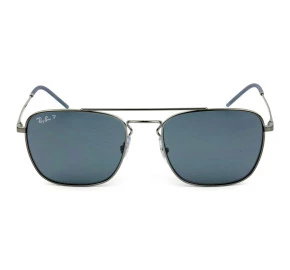 Óculos Ray Ban RB3588 Chumbo/Azul Polarizado 92492V 55 mm 