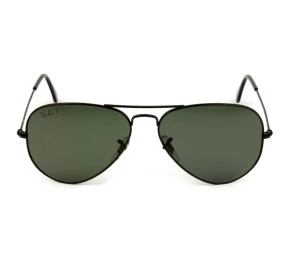 Óculos Ray Ban Aviador RB3025 Preto G15 Polarizado w3361 58mm