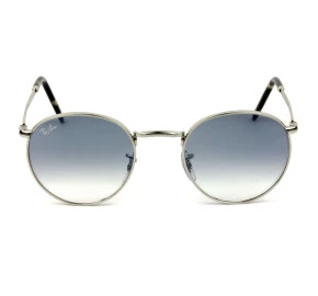 Óculos Ray Ban New Round RB3637 Prata Azul Degradê 003/3F 50mm 