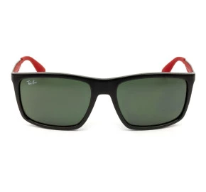 Óculos Ray Ban Ferrari Preto Brilho G15 RB4228-M F601/71 58mm 