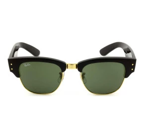 Óculos Ray Ban Mega Clubmaster RB0316-S Preto Brilho/G15 901/31 53mm 