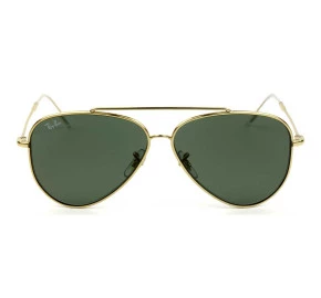 Óculos Ray Ban Aviador Reverse Dourado G-15 RBR0101S 001/VR 59 mm