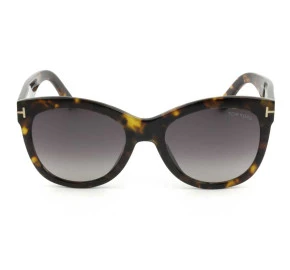 Óculos Tom Ford Wallace TF870-B Havana Brilho/Cinza Degradê 52T 54mm