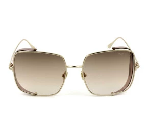 Óculos Tom Ford Toby-02 TF901 Dourado/Marrom Degradê 28F 60mm