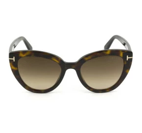 Óculos Tom Ford Izzi TF845 Havana Brilho Marrom Degradê 52F 53mm
