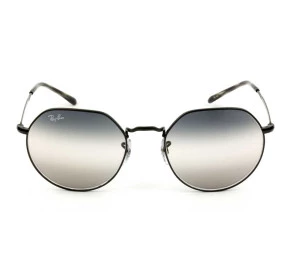 Óculos Ray Ban Jack RB3565L Preto Brilho/Azul/ Rosa Degrade 002/GE 53mm