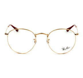 Óculos Ray Ban RB3447V Round Rose Gold 3094 50mm