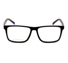 Óculos Tommy Hilfiger Preto Fosco Azul TH1948 0VK 55mm 