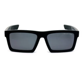 Óculos Prada Linea Rossa SPS02Z-U Preto Cinza Polarizado 1BO-02G 58mm 