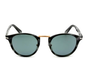 Óculos Persol 3108-S Preto Listrado Azul 1114/56 49mm